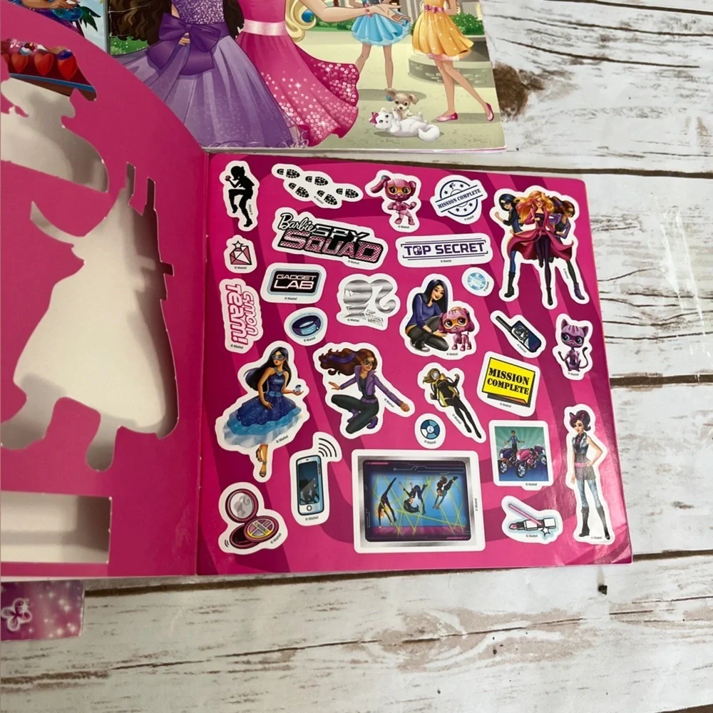 Barbie set colorful